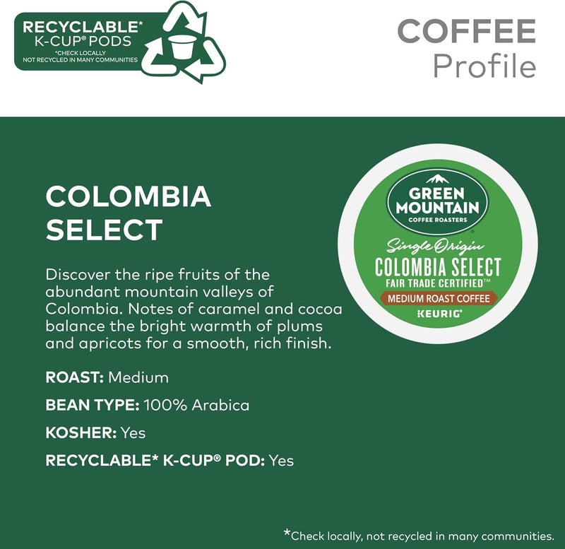 Green Mountain Coffee Roasters Colombia Select K-Cup Pods - Image 3
